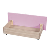 Full Size Upholstered Bed with 4 Storage Drawers,Sturdy Structure