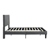 Full Size Upholstered Platform Bed Frame With Headboard