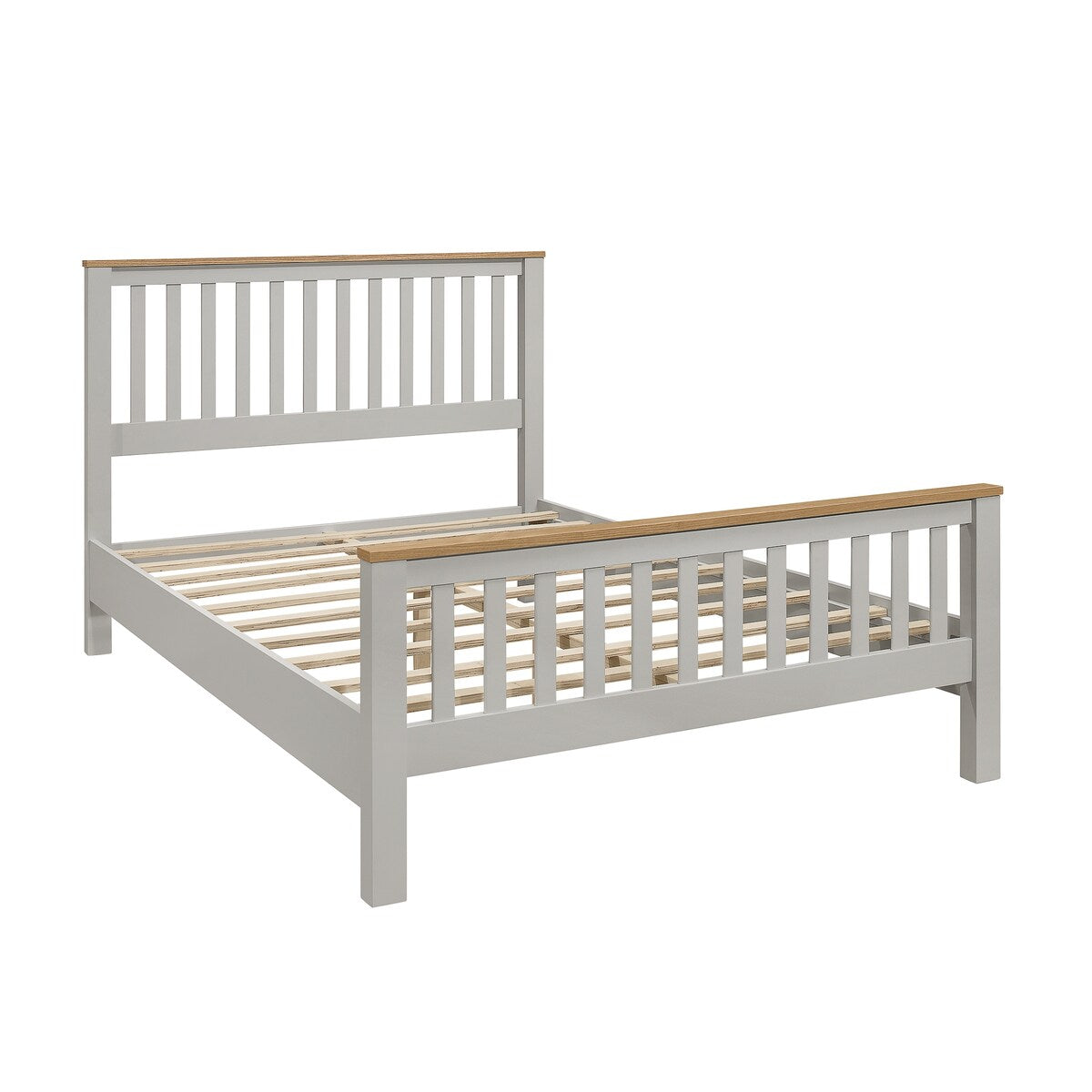 Full Size Wood Platform Bed with Nightstand and Storage Dresser