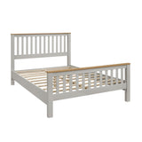 Full Size Wood Platform Bed with Nightstand and Storage Dresser