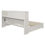 Full Size Wooden Daybed with 3 Storage Drawers,Sockets and USB Ports