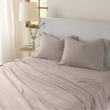 Full Taupe Lux Sheet Set by Jennifer Adams