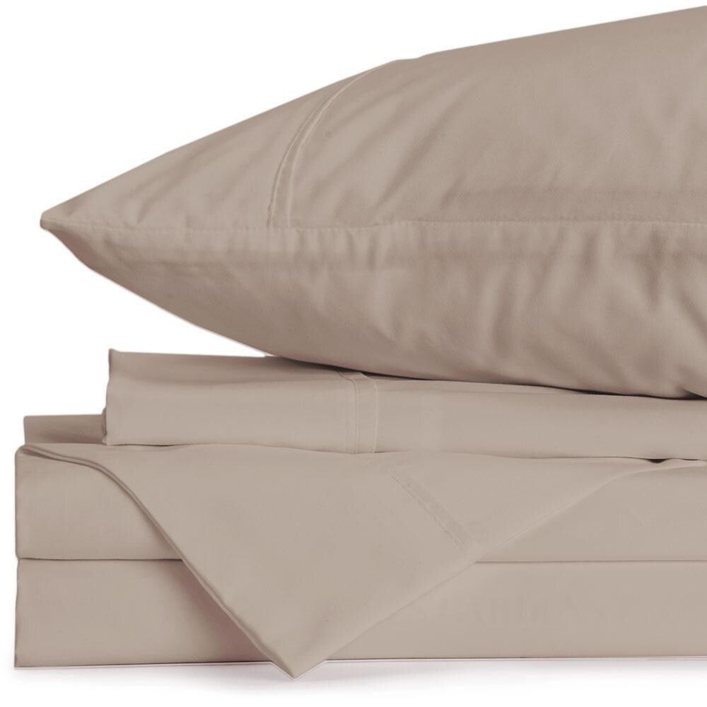 Full Taupe Lux Sheet Set by Jennifer Adams