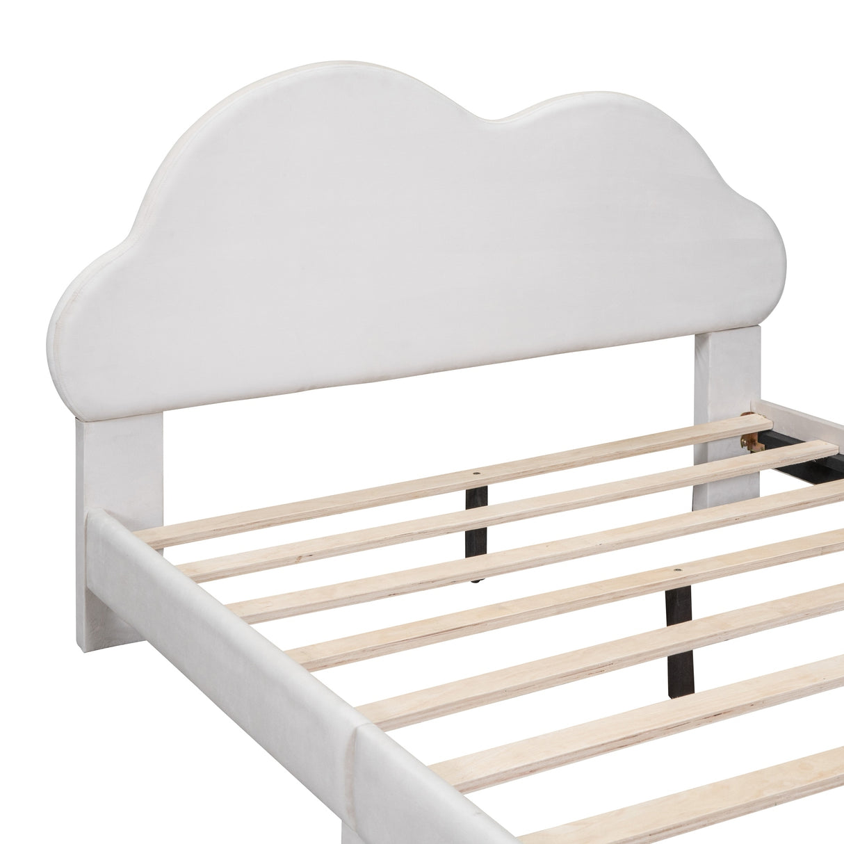 Full size Upholstered Cloud-Shape Bed