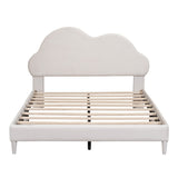 Full size Upholstered Cloud-Shape Bed