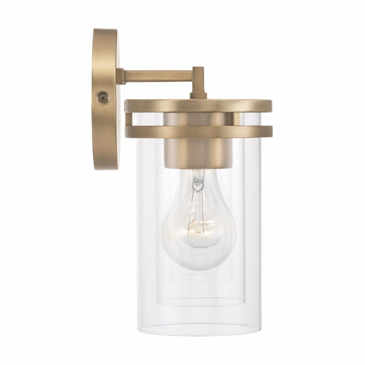 Fuller 3-light Bath/ Vanity Fixture w/ Clear Glass