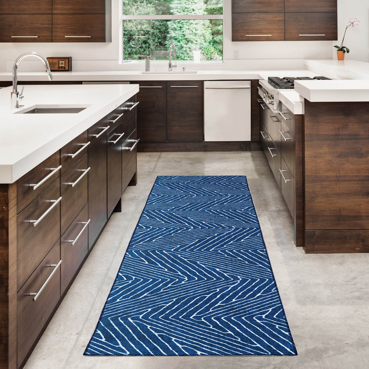 Fuller Machine Washable Geometric Area Rug