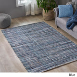 Fulstow Boho Denim and Cotton Area Rug by Christopher Knight Home - 5' x 8'