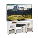 Furinno Jensen Corner TV Stand TV up to 55 Inches, Espresso