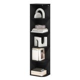 Furinno Pasir 5-Tier Corner Open Shelf Bookcase