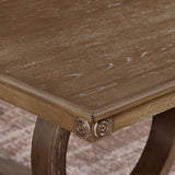 Furniture of America Agio Transitional Brown 7-Piece Expandable Dining Table Set