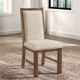 Furniture of America Agio Transitional Brown 7-Piece Expandable Dining Table Set