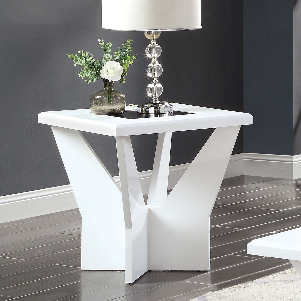 Ameena Contemporary 2-Piece Coffee Table and End Table Set by Furniture of America
