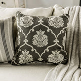 Furniture of America Anteber Farmhouse Cream Nailhead Trim Loveseat