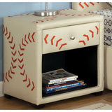 Furniture of America Baseball-themed Designed Nightstand