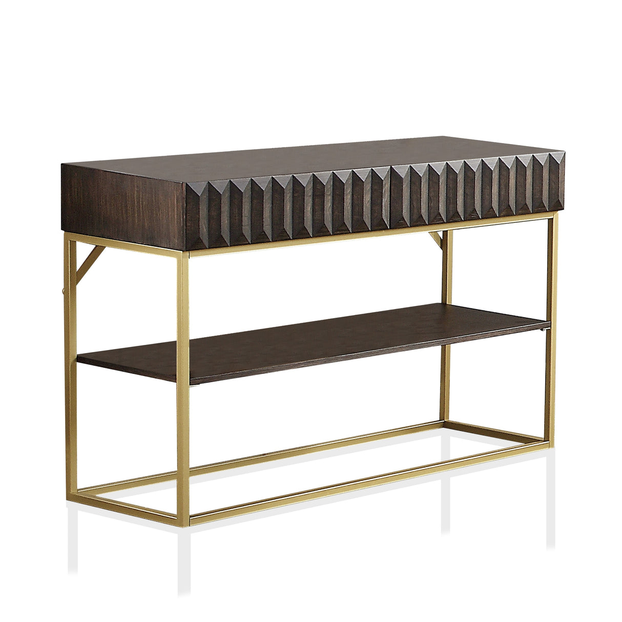 Bird Mid-Century Modern 48-inch 1-Shelf Sofa Table by Furniture of America