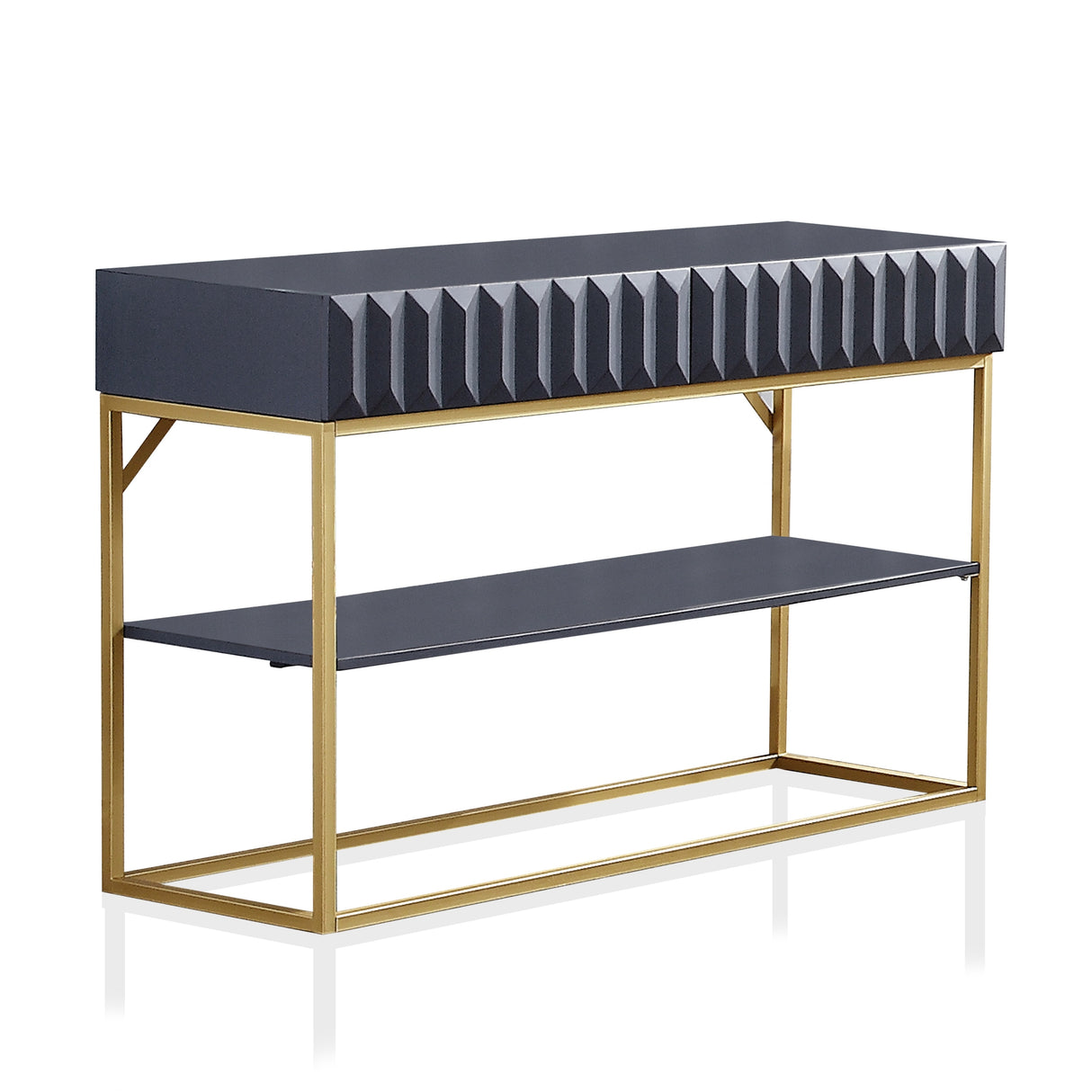 Bird Mid-Century Modern 48-inch 1-Shelf Sofa Table by Furniture of America