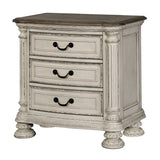 Furniture of America Brev Beige 3-piece Bedroom Set with 2 Nightstands