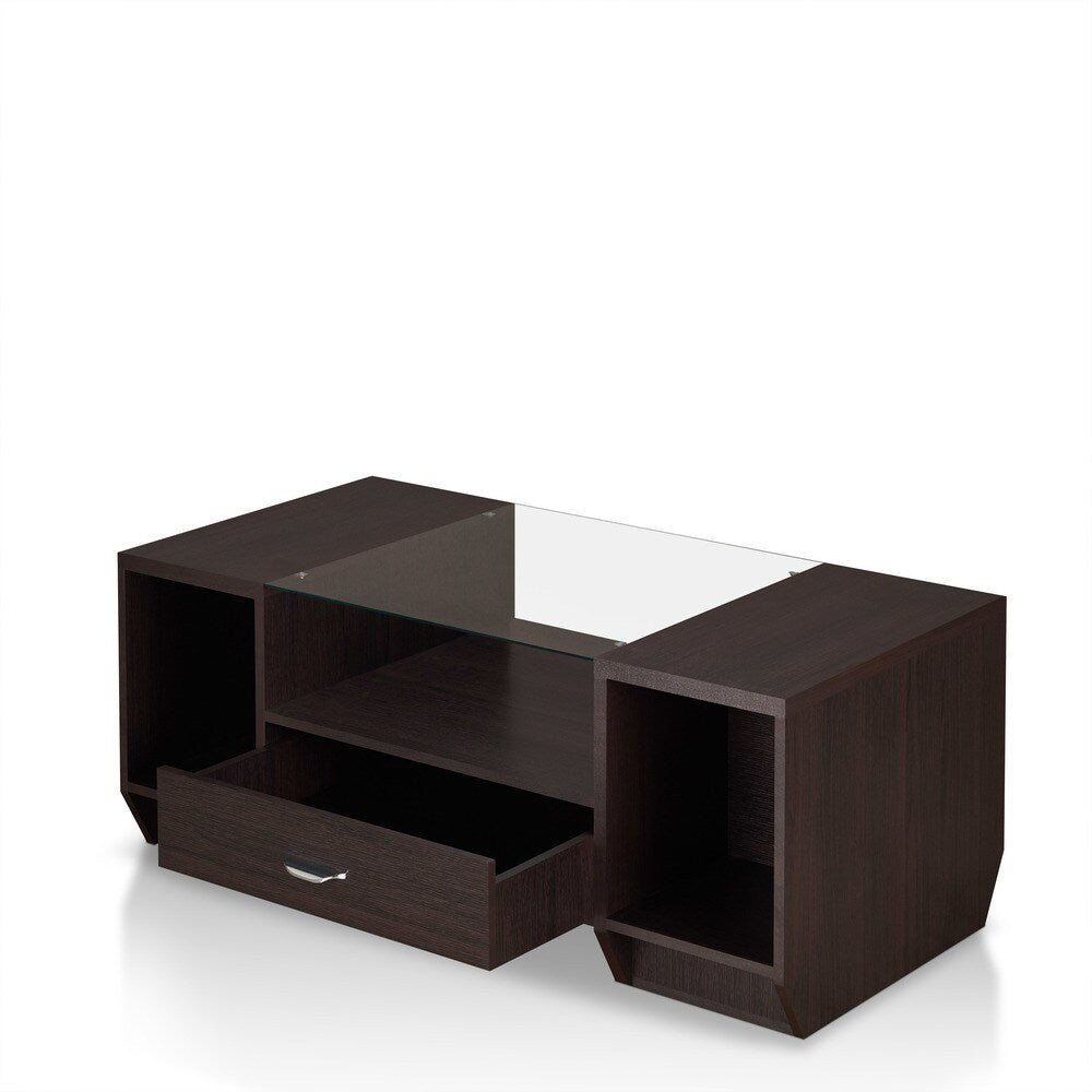 Furniture of America Bret Contemporary Espresso 47-inch Coffee Table