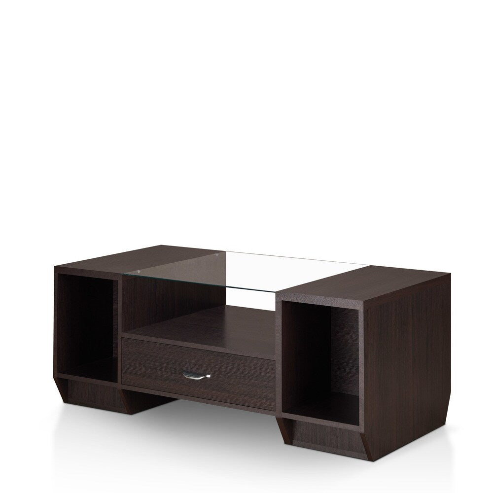 Furniture of America Bret Contemporary Espresso 47-inch Coffee Table