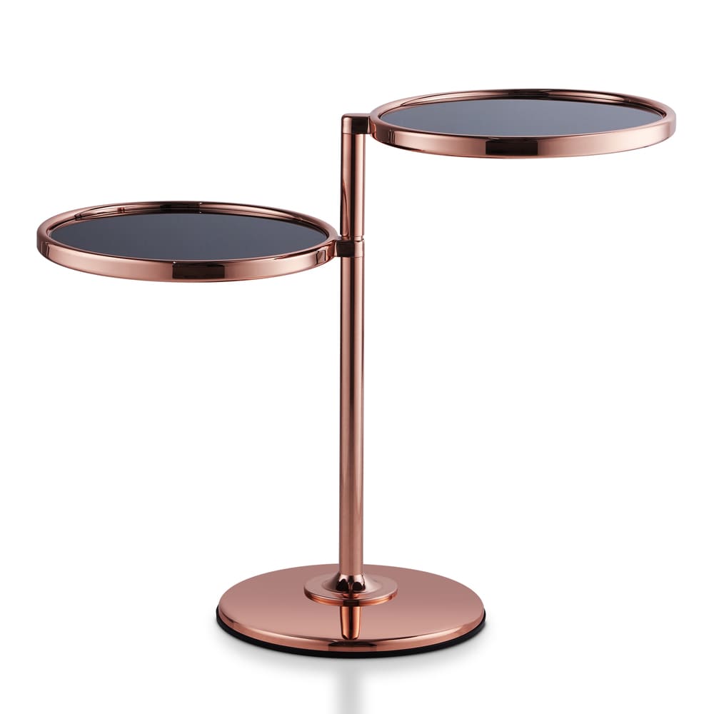 Furniture of America Cara Contemporary 2-shelf Motion Metal Side Table