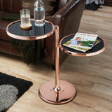 Furniture of America Cara Contemporary 2-shelf Motion Metal Side Table