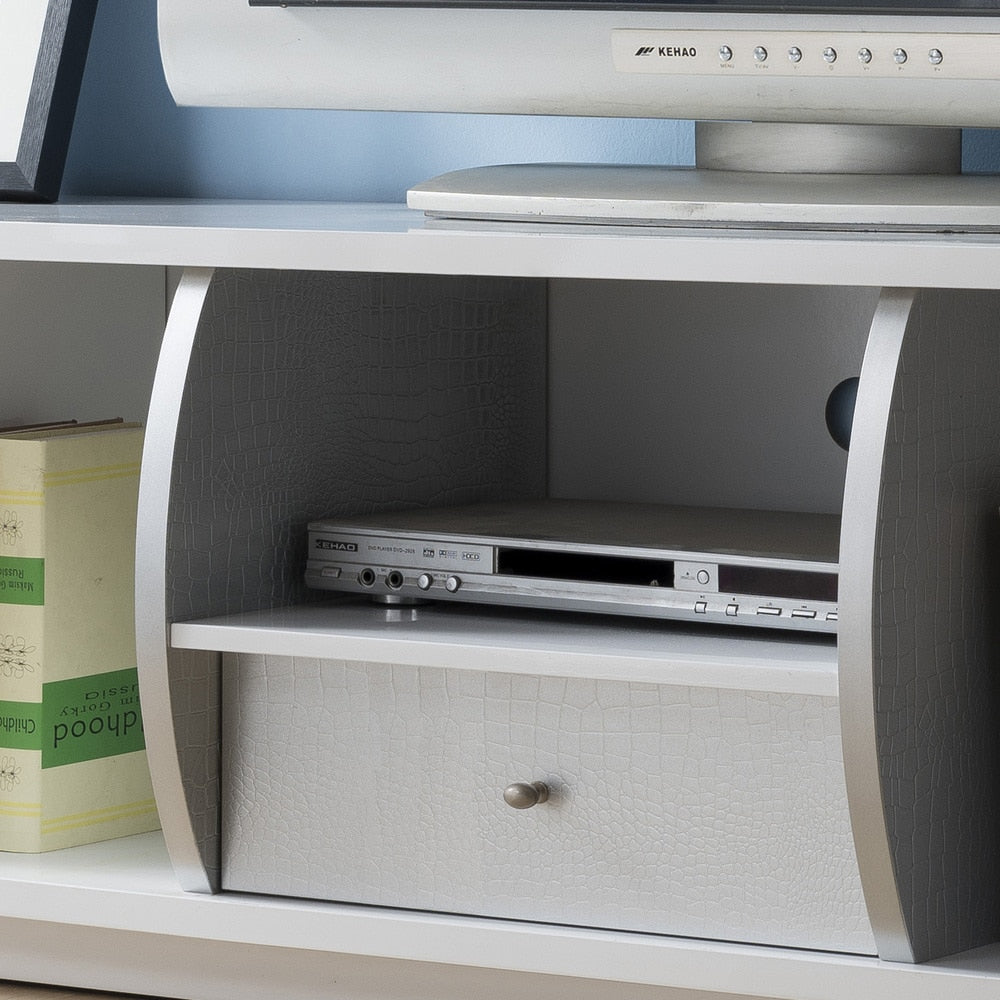 Dall Transitional White 72-inch TV Stand with Drawer by Furniture of America