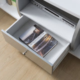 Dall Transitional White 72-inch TV Stand with Drawer by Furniture of America