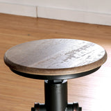 Cess Industrial Black Counter Height Stools (Set of 2) by Furniture of America
