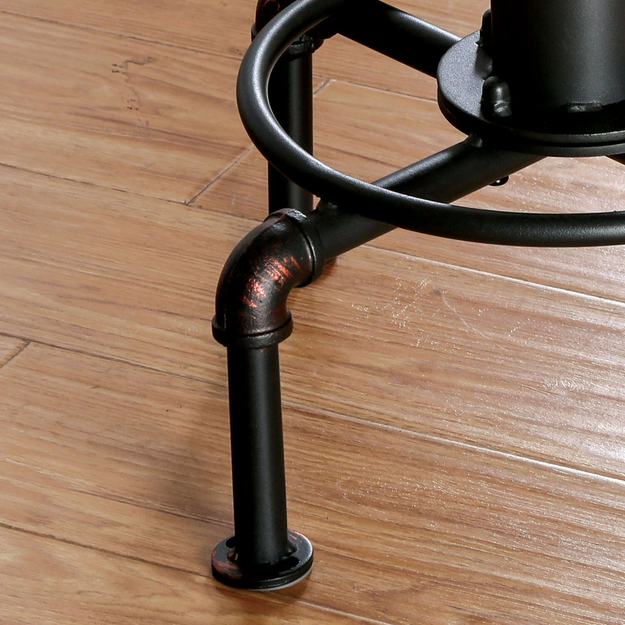 Cess Industrial Black Counter Height Stools (Set of 2) by Furniture of America