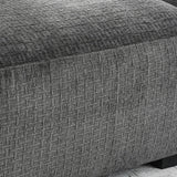 Kintra Contemporary Chenille Padded Cocktail Ottoman by Furniture of America