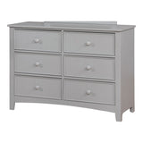 Deer Transitional 48-inch Wide Solid Wood 6-Drawer Dresser by Furniture of America