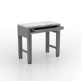 Furniture of America Delware Farmhouse Grey 39-inch Wood Counter Height Dining Table