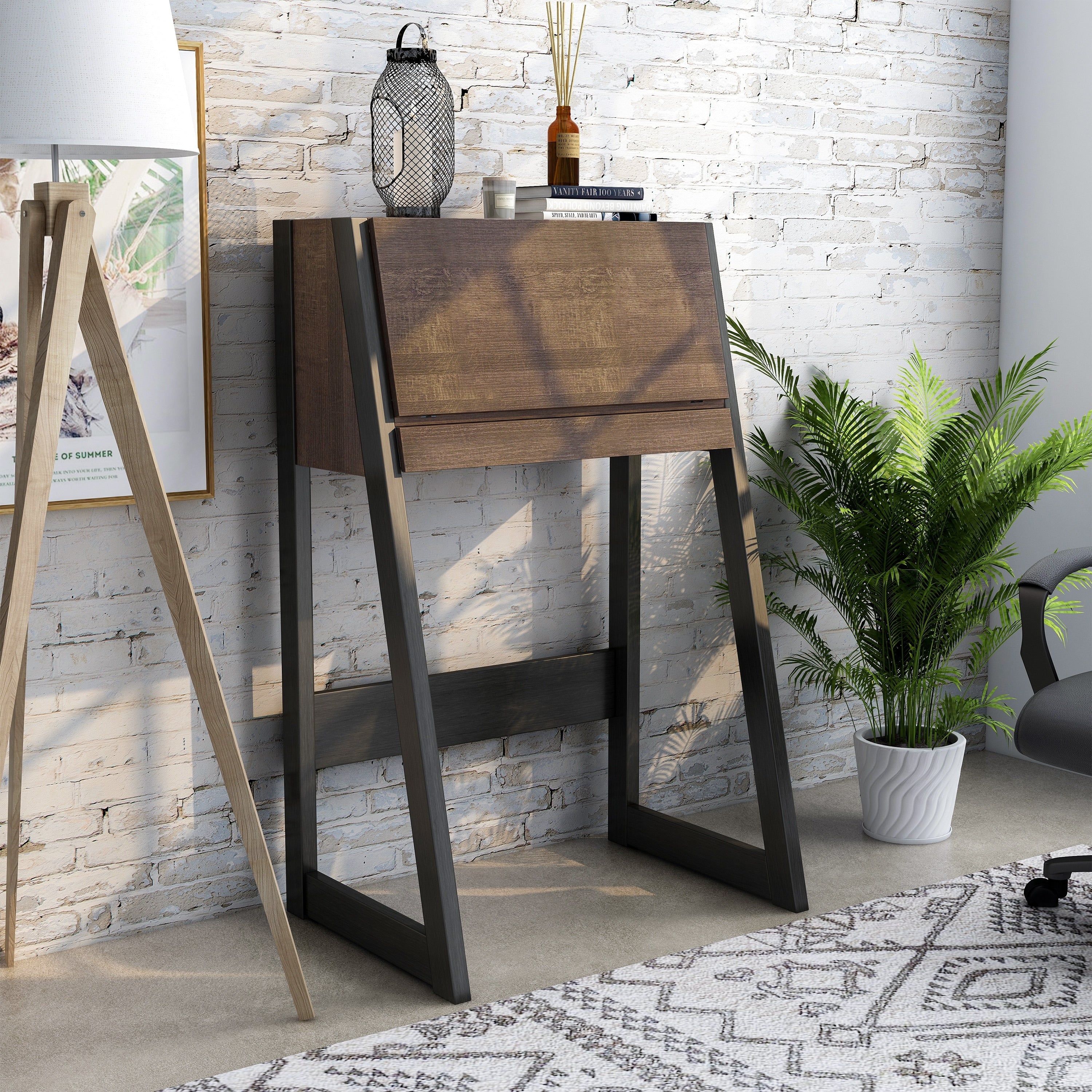 Dol Contemporary 26 inch Wood Compact Computer Desk by Furniture of Am Overstock