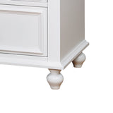 Dole Traditional White 56-inch Wide 7-Drawer Wood Dresser by Furniture of America