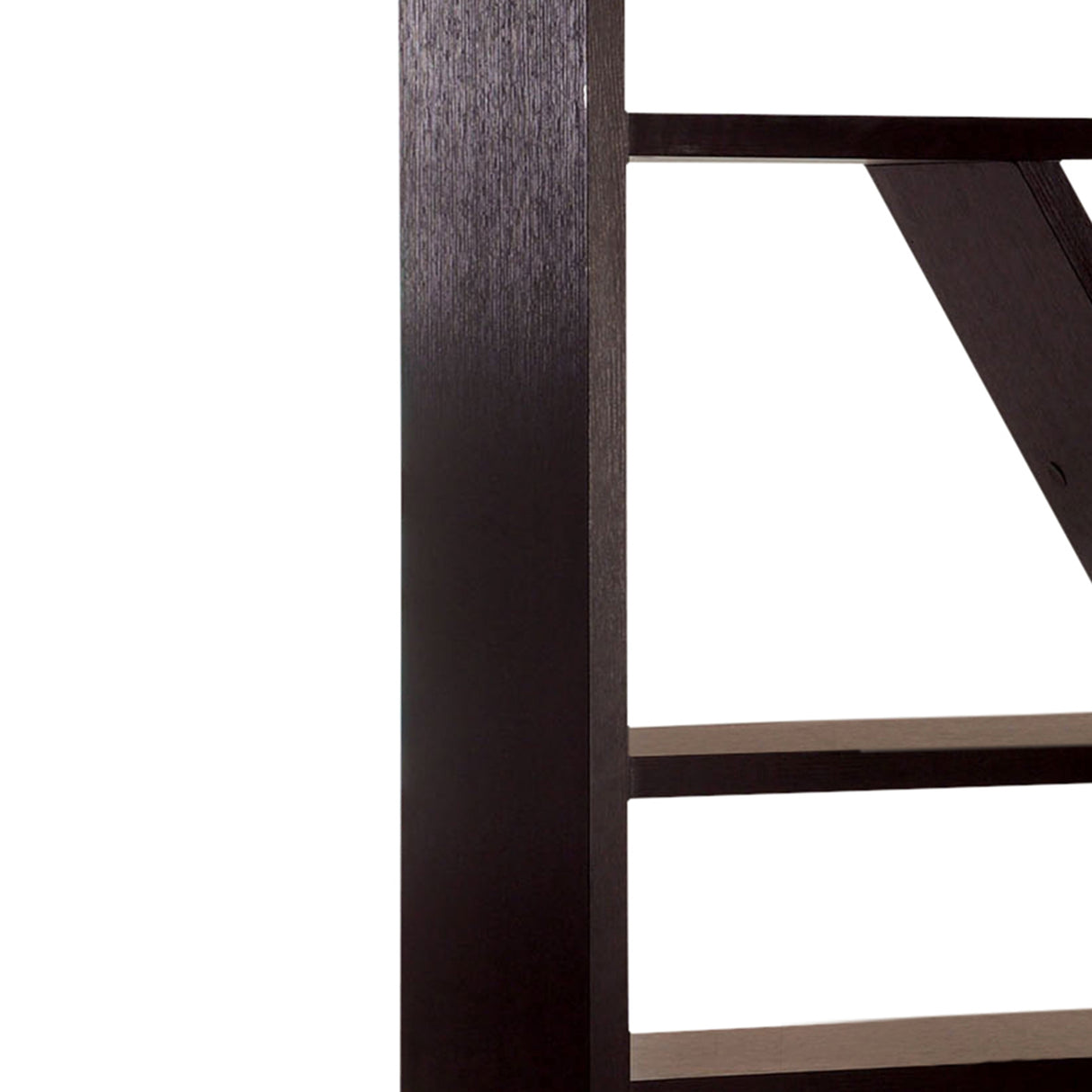 Emize Modern 12-Shelves Solid Wood Etagere Bookshelf and Display Stand by Furniture of America