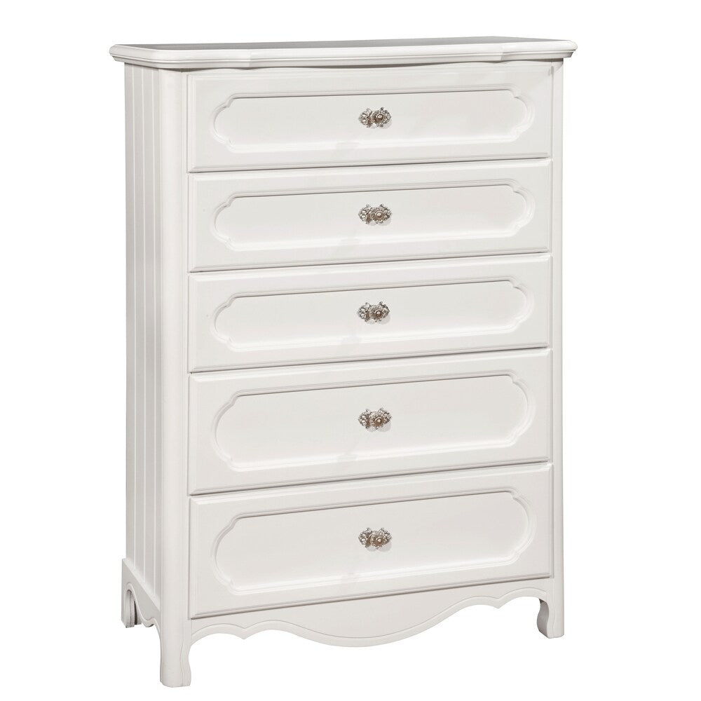 Furniture of America Evallina White 3-piece Cottage Style Bedroom Set