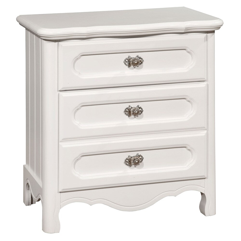 Furniture of America Evallina White 3-piece Cottage Style Bedroom Set