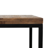 Finley Industrial Solid Wood and Metal Counter Height Stool by Furniture of America