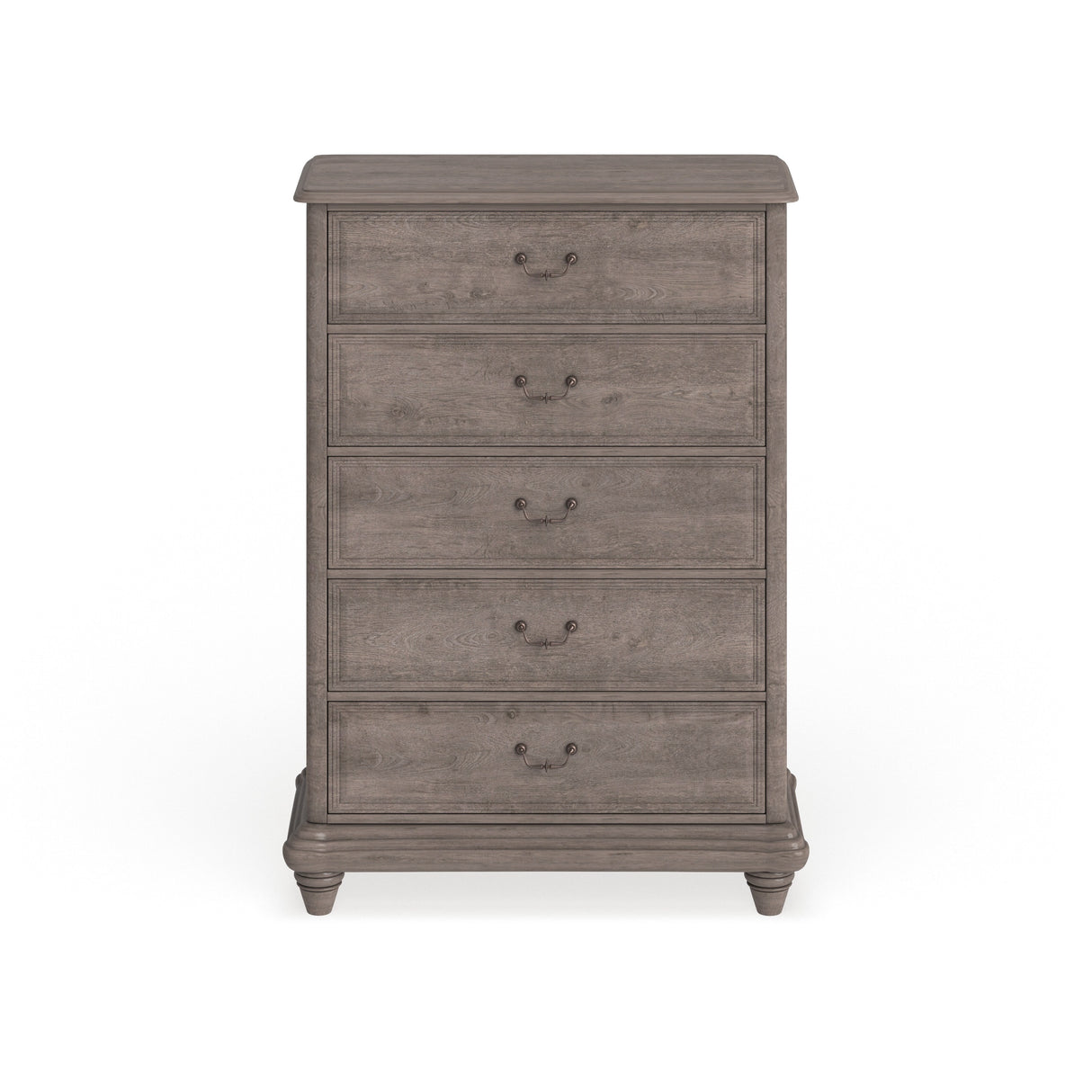 Fusi Rustic Natural Tone Solid Wood 5-Drawer Chest by Furniture of America