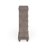 Fusi Rustic Natural Tone Solid Wood 5-Drawer Chest by Furniture of America