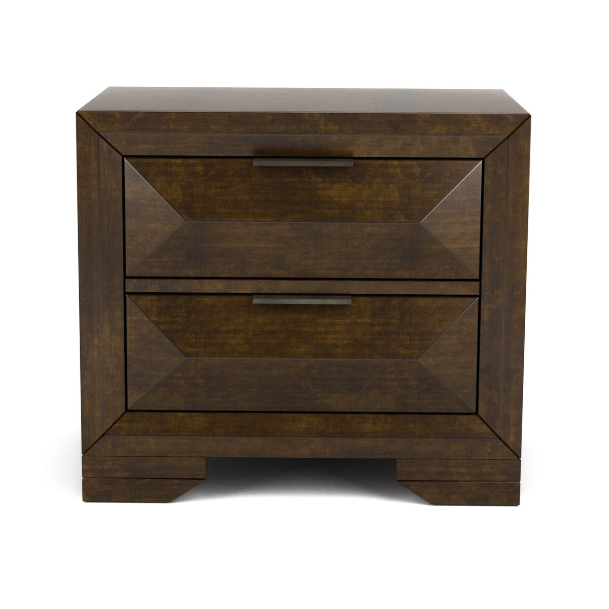 Furniture of America Gifa Rustic Espresso Solid Wood Nightstand