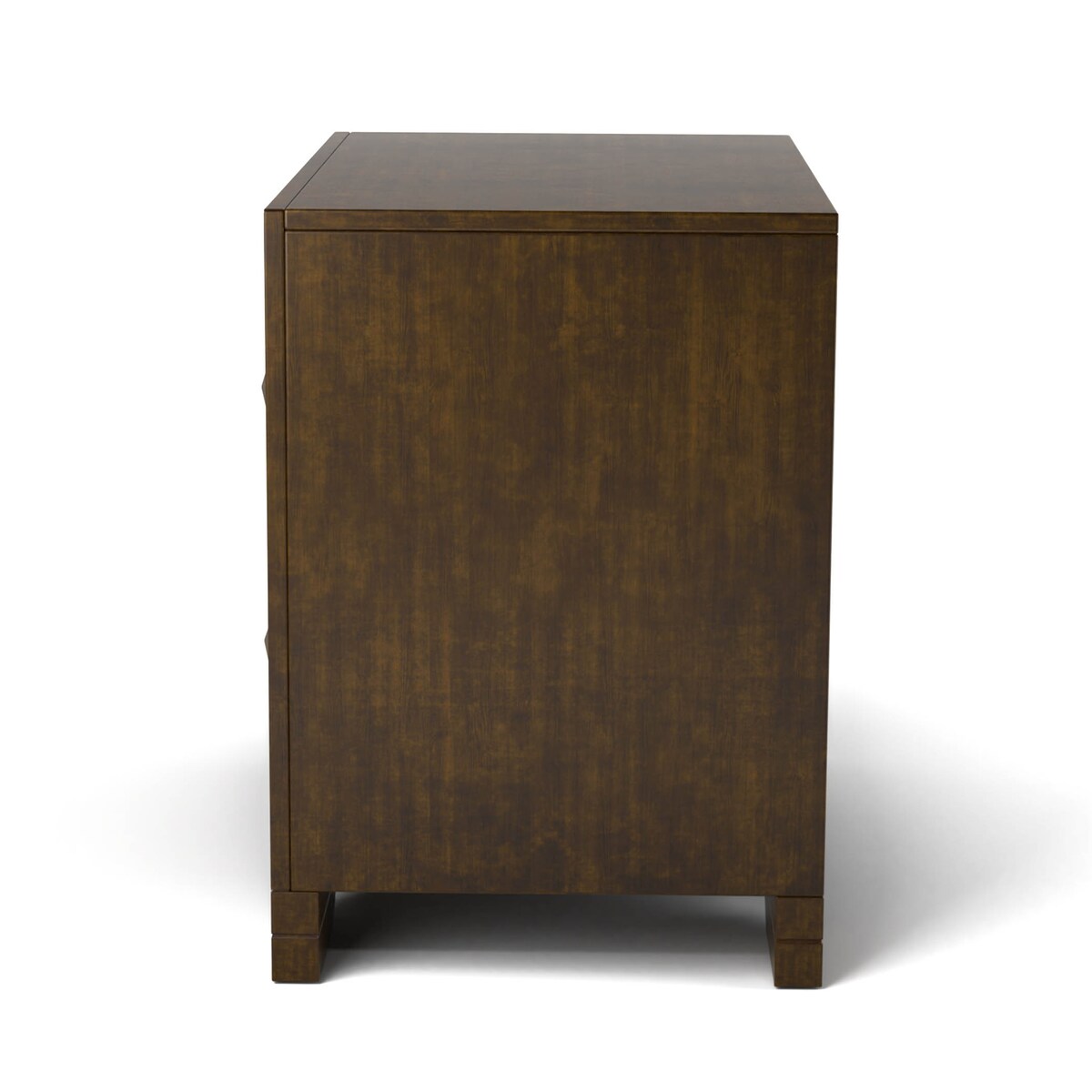 Furniture of America Gifa Rustic Espresso Solid Wood Nightstand