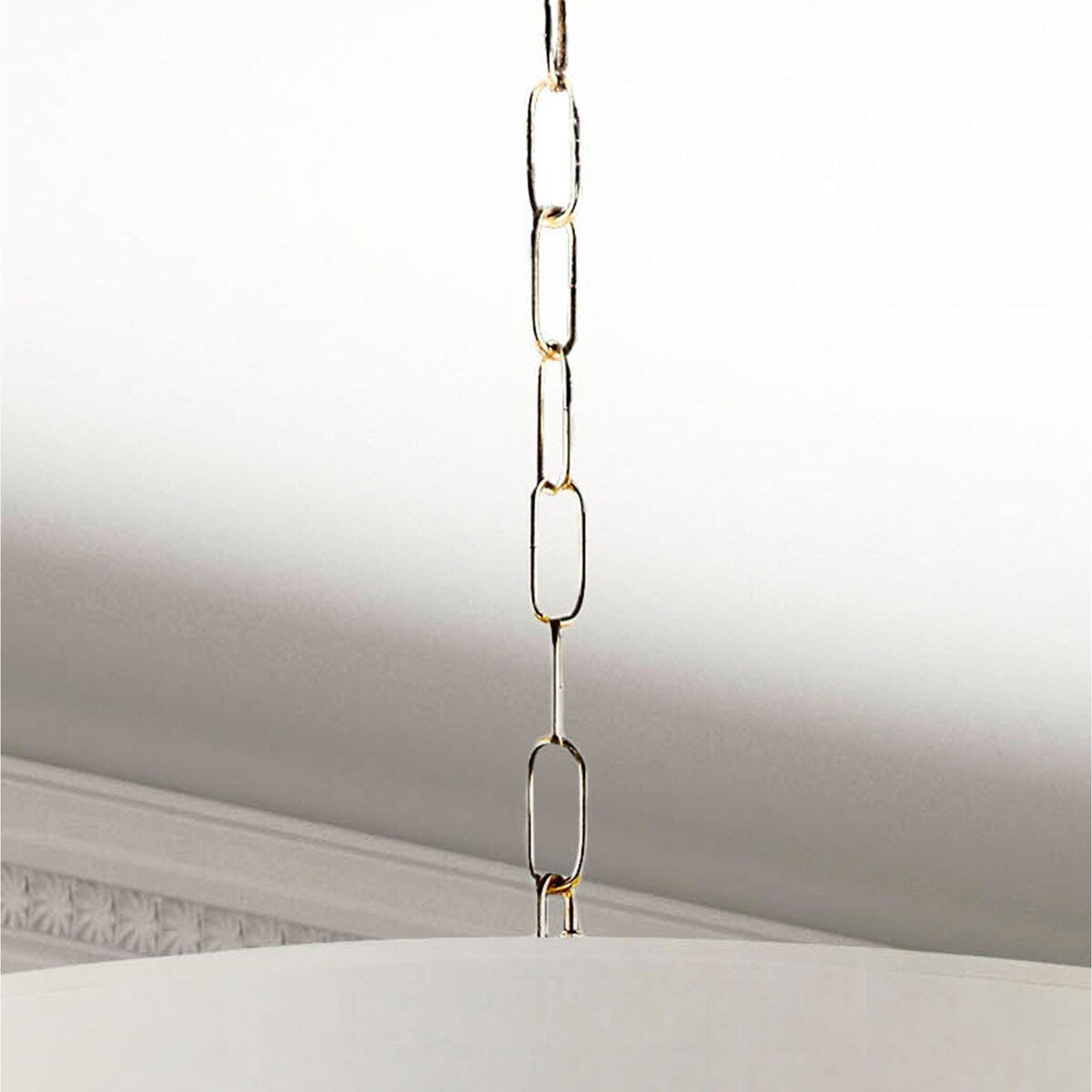 Furniture of America Guyt Contemporary Gold Crystal 25" Ceiling Lamp