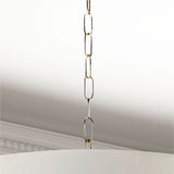 Furniture of America Guyt Contemporary Gold Crystal 25" Ceiling Lamp