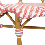 Irene French Chevron Wicker Patio Dining Chairs by Furniture of America