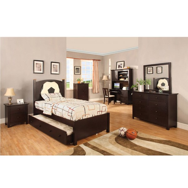 Furniture of America Jacob Soccer-theme Twin-size Bedroom Set