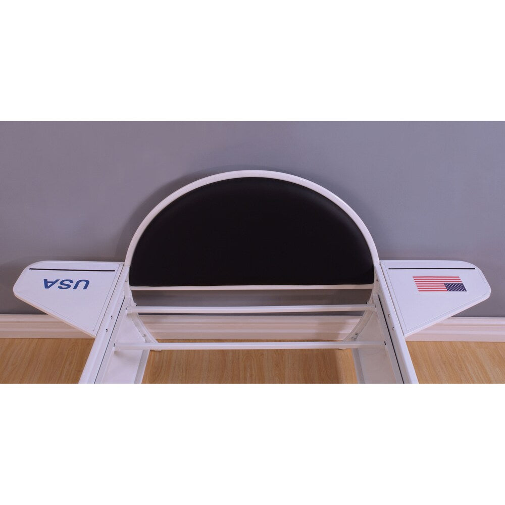 Furniture of America Jupiter Space Shuttle-inspired White Twin-size Youth Bed