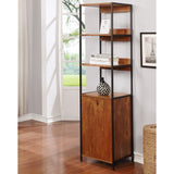 Soby Contemporary 3-Shelf Metal Storage Bookshelf by Furniture of America