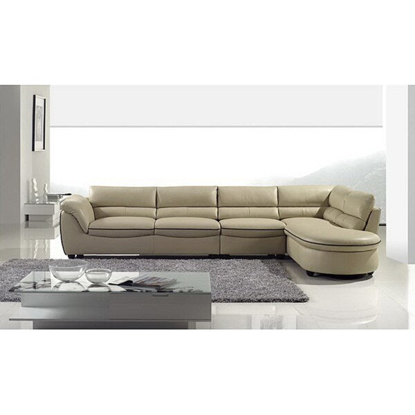 Furniture of America Kinsley Leatherette 3-piece Sectional Set